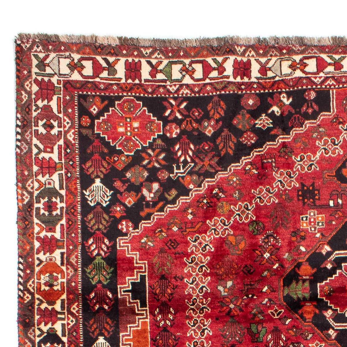 Perser Rug - Nomadic - 320 x 230 cm - dark red