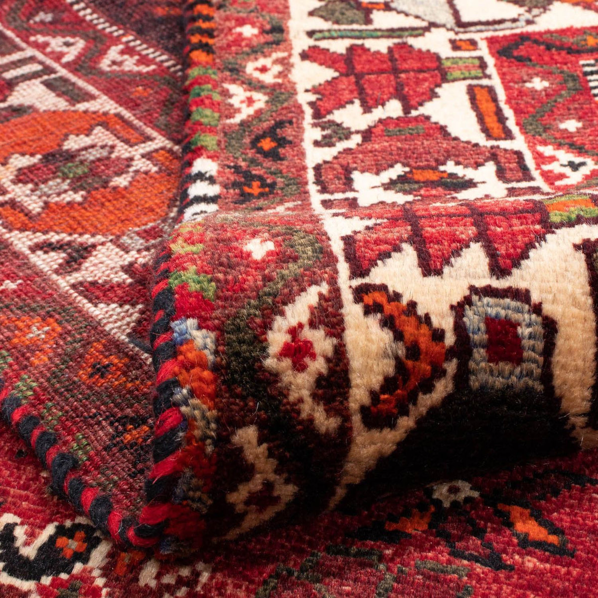 Perser Rug - Nomadic - 320 x 230 cm - dark red