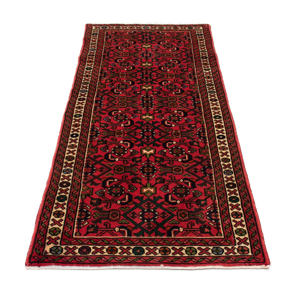 Runner Perser Rug - Nomadic - 192 x 75 cm - dark red