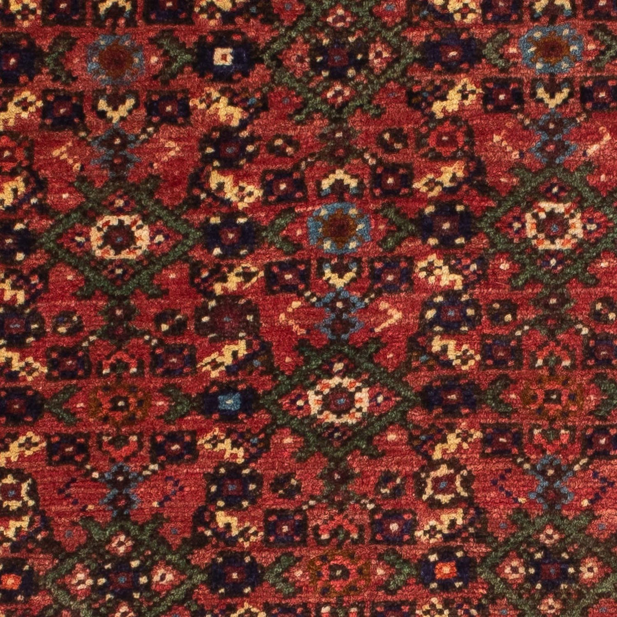 Runner Perser Rug - Nomadic - 195 x 73 cm - dark red