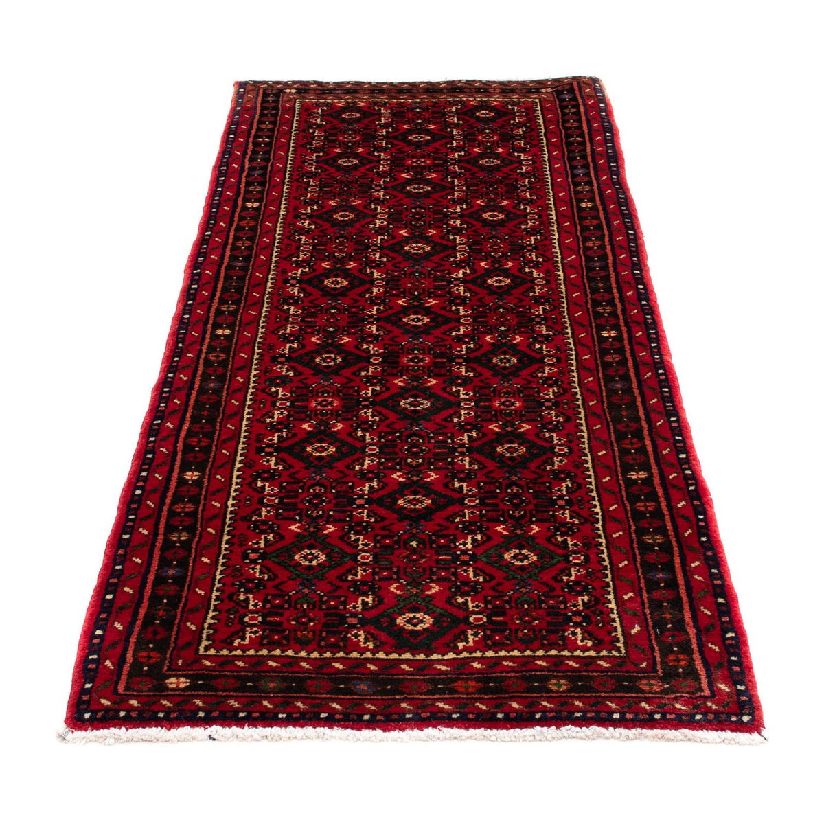 Runner Perser Rug - Nomadic - 200 x 80 cm - dark red