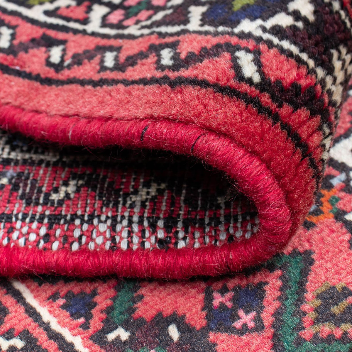 Runner Perser Rug - Nomadic - 192 x 73 cm - dark red