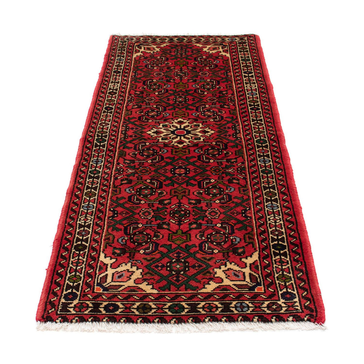 Runner Perser Rug - Nomadic - 192 x 73 cm - dark red