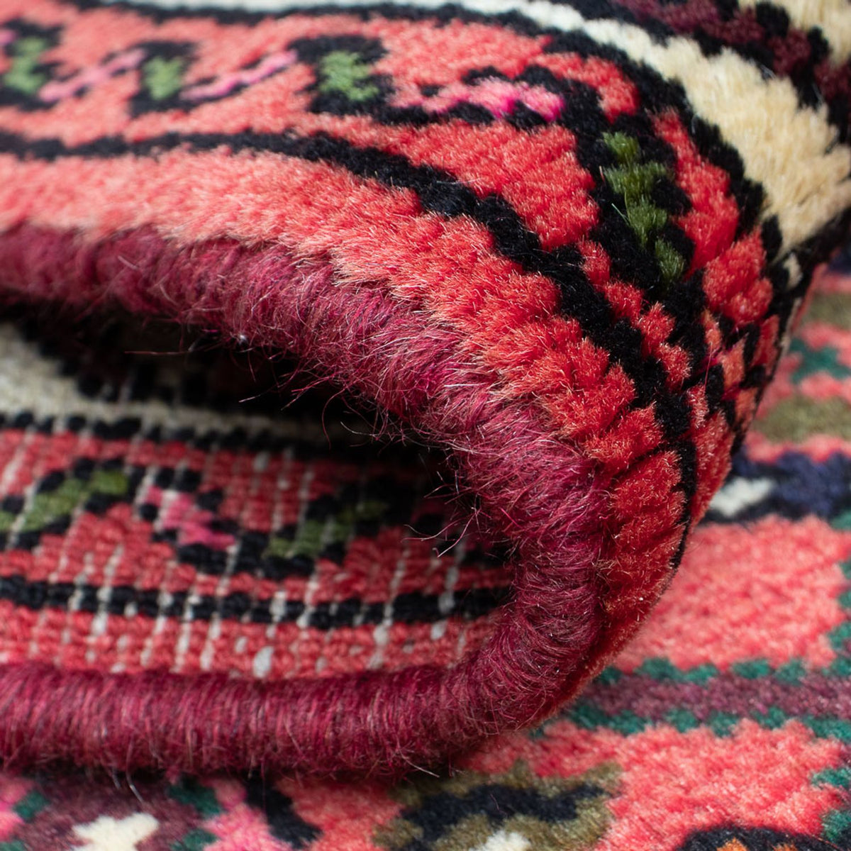 Runner Perser Rug - Nomadic - 190 x 68 cm - dark red