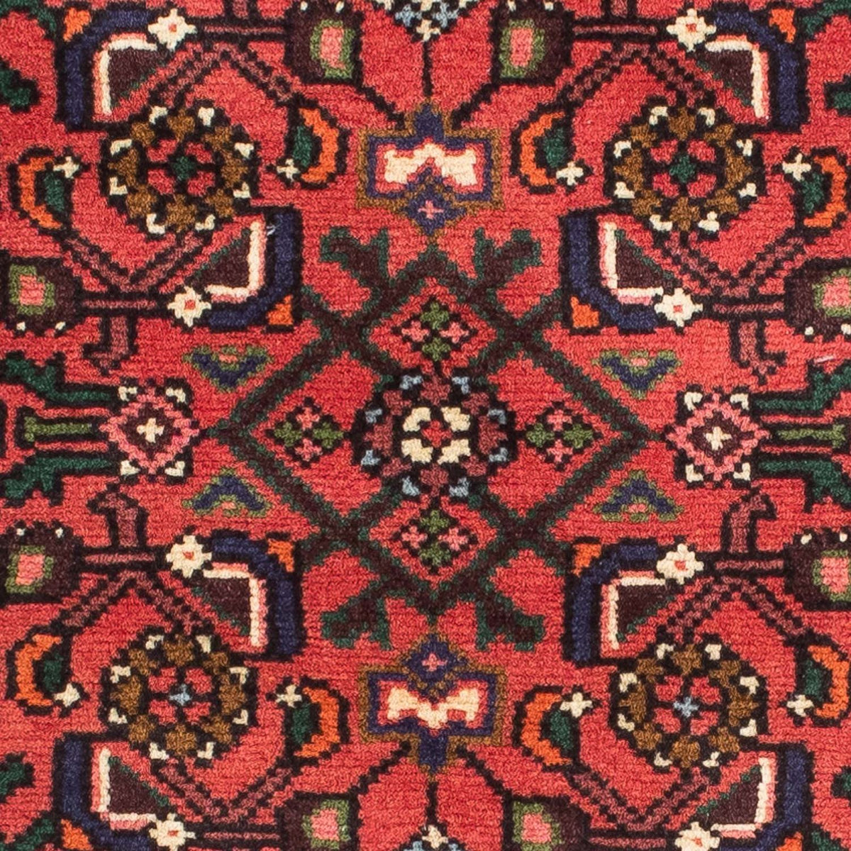 Runner Perser Rug - Nomadic - 203 x 75 cm - dark red