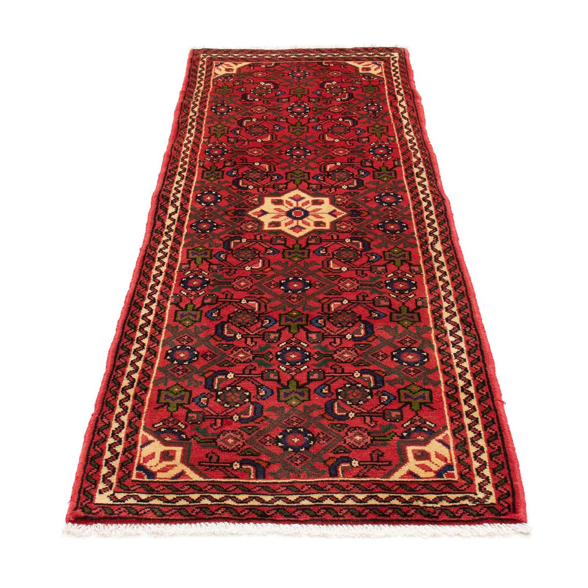 Runner Perser Rug - Nomadic - 202 x 75 cm - dark red