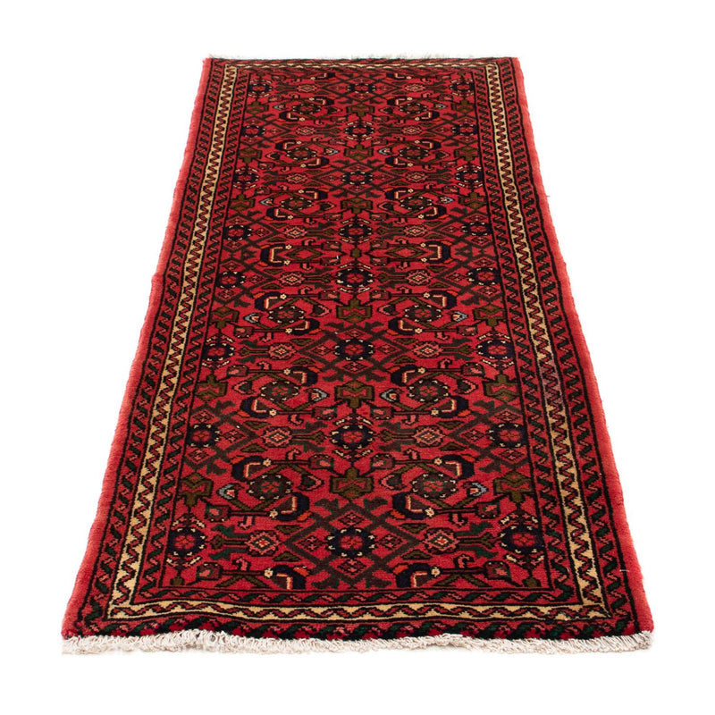 Runner Perser Rug - Nomadic - 195 x 74 cm - dark red