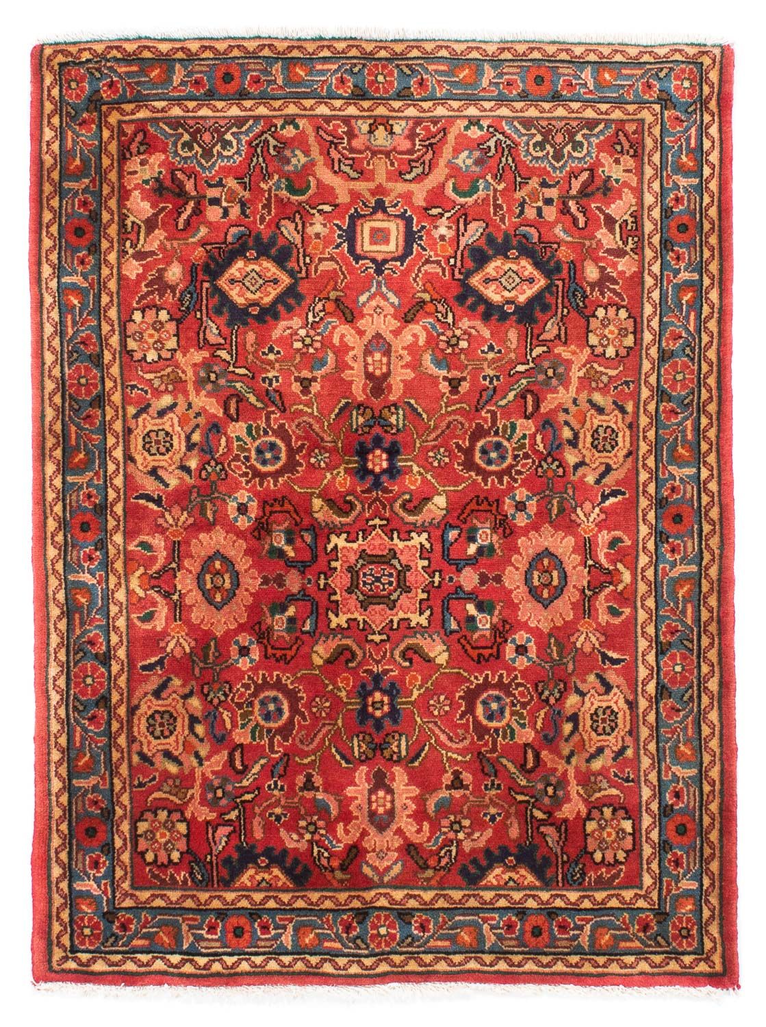 Perser Rug - Nomadic - 143 x 110 cm - dark red