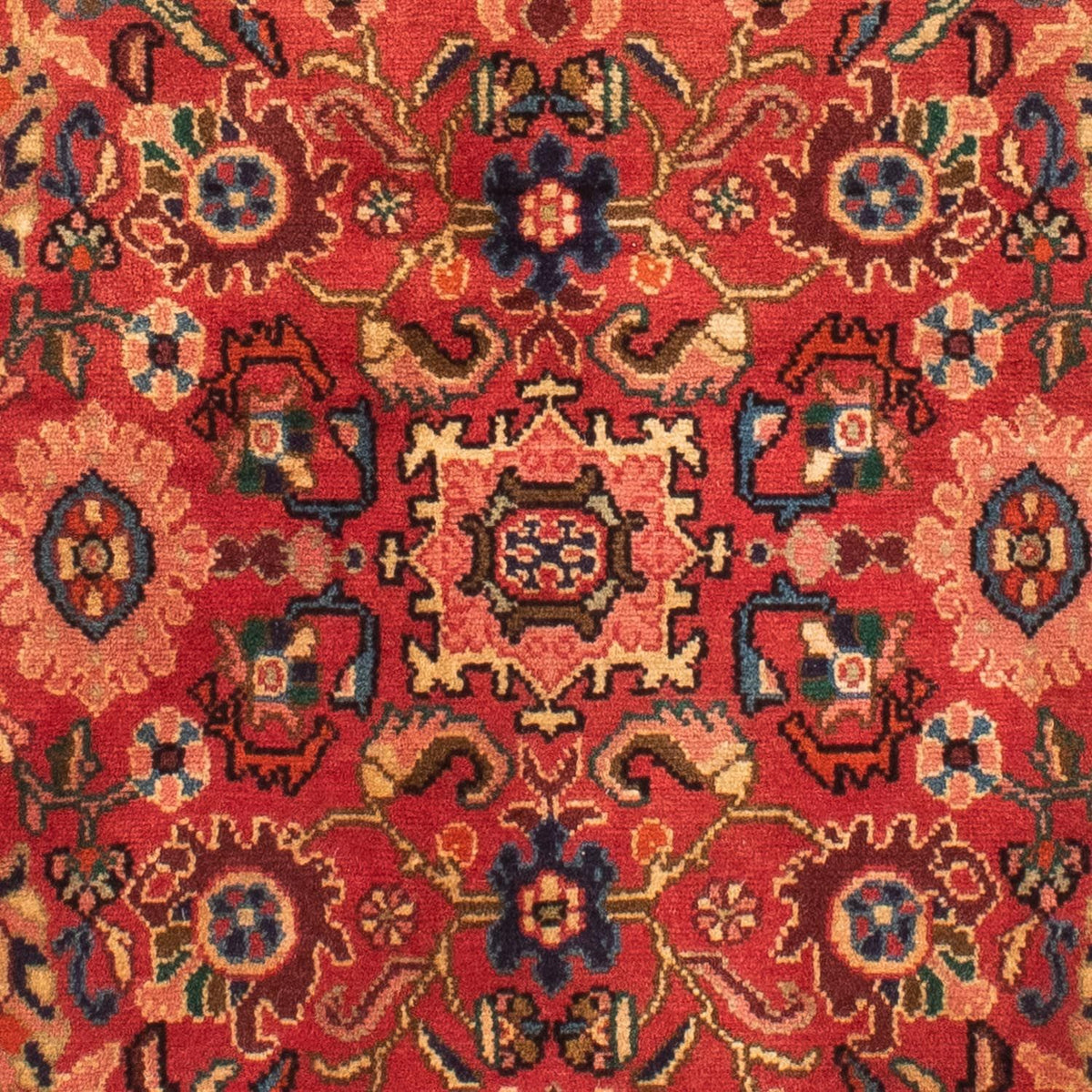 Perser Rug - Nomadic - 143 x 110 cm - dark red