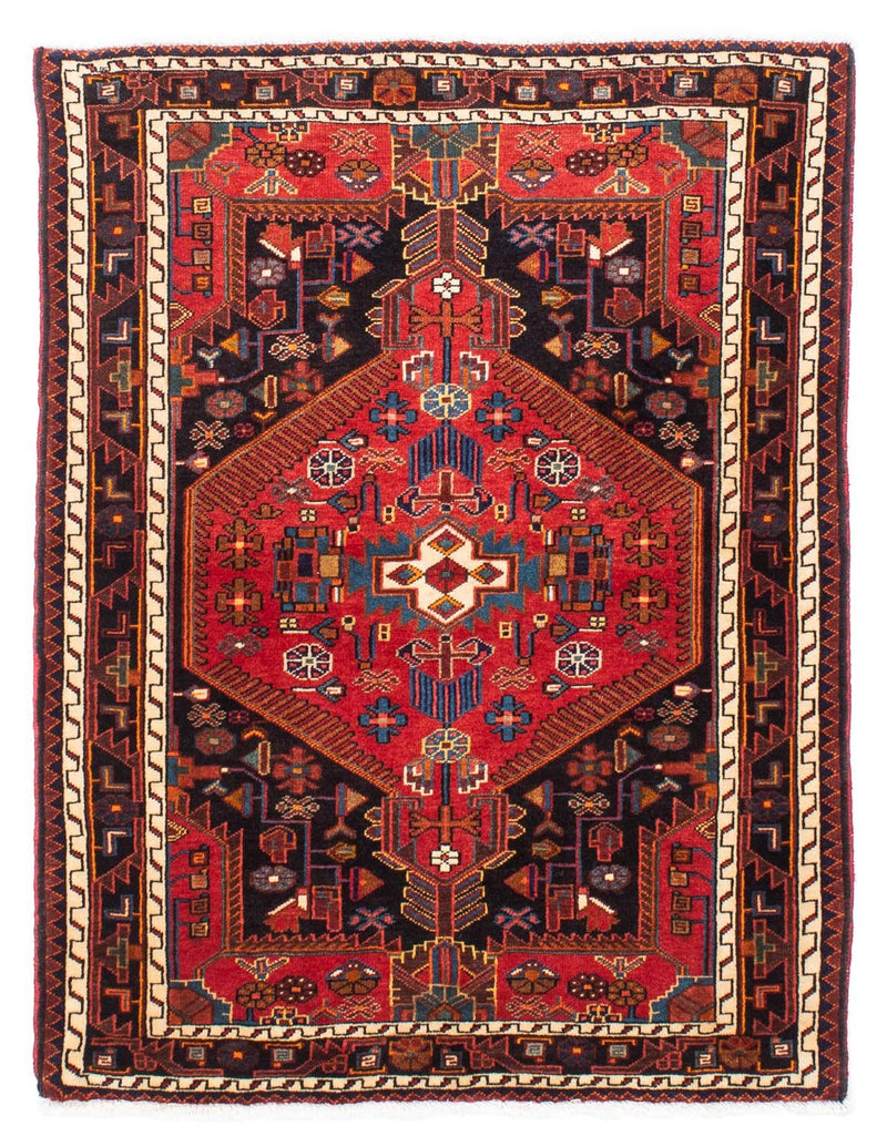 Perser Rug - Nomadic - 150 x 116 cm - dark red