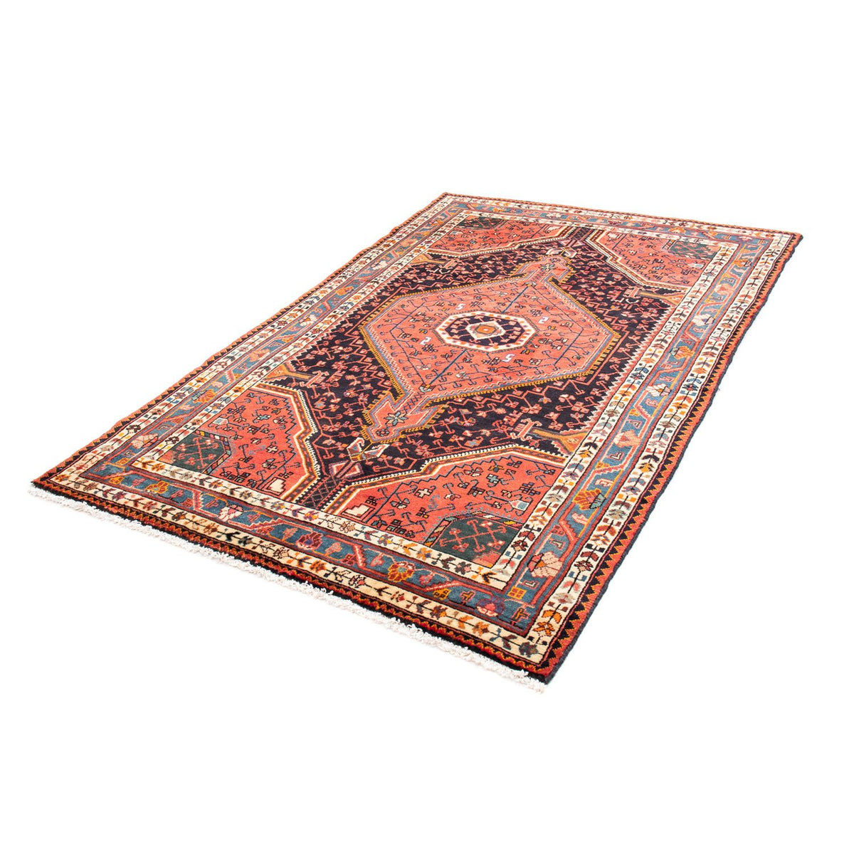 Perser Rug - Nomadic - 220 x 142 cm - red