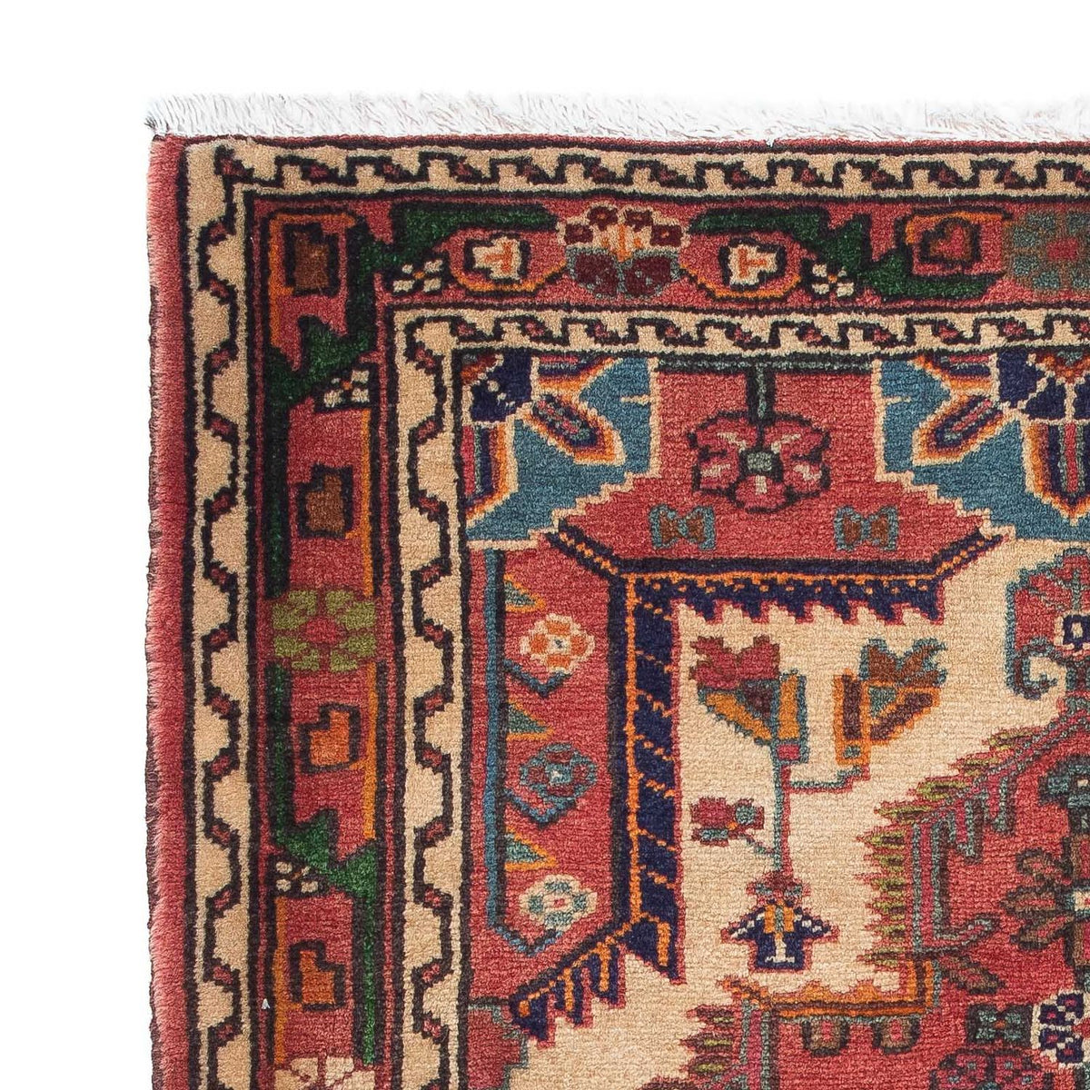 Perser Rug - Nomadic - 130 x 92 cm - light red