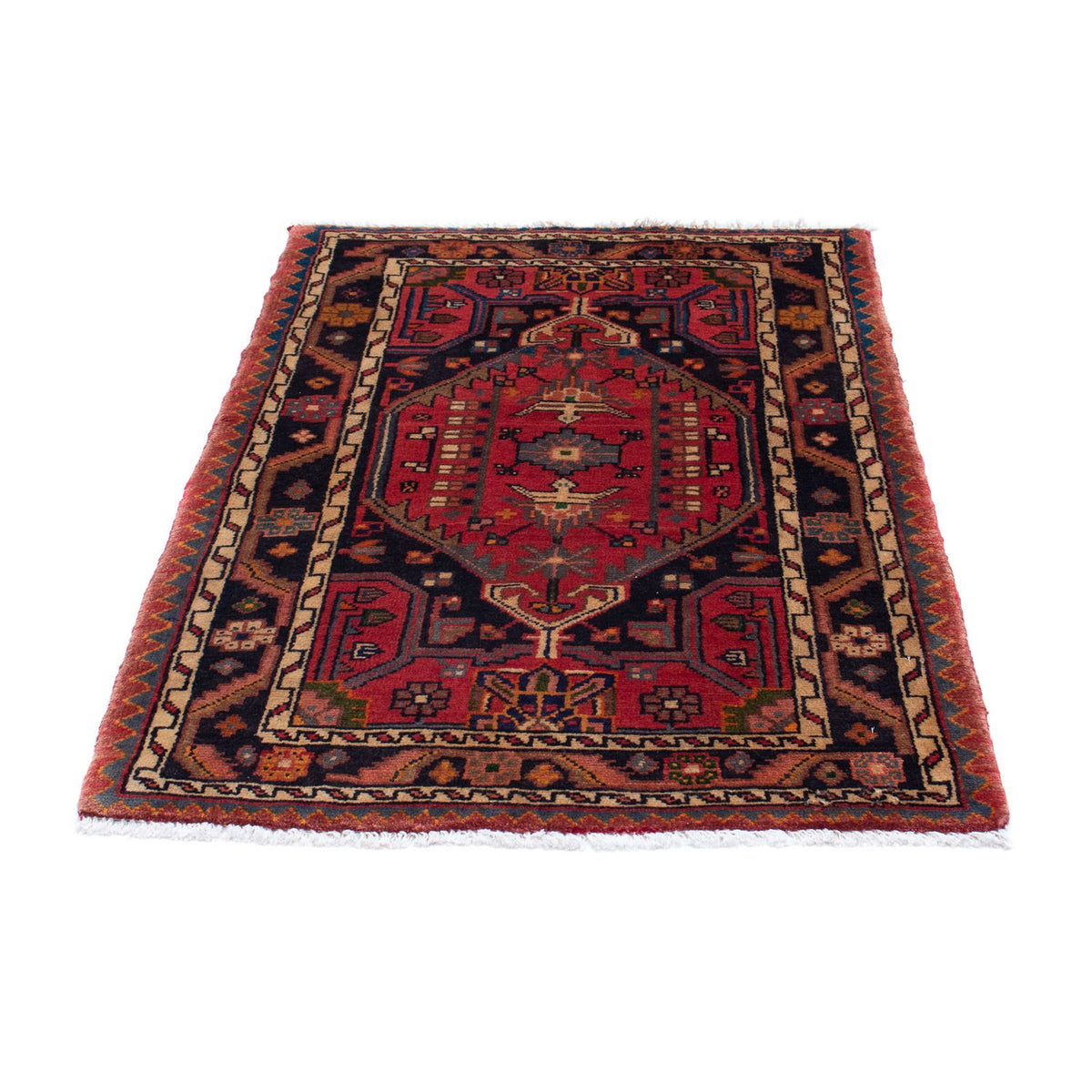 Perser Rug - Nomadic - 120 x 85 cm - dark red