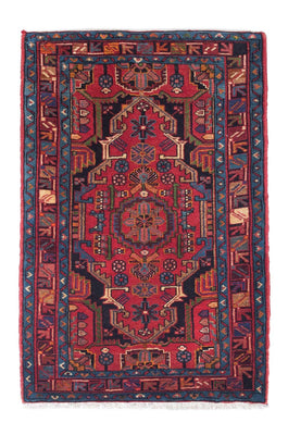 Perser Rug - Nomadic - 126 x 83 cm - red