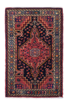 Perser Rug - Nomadic - 128 x 86 cm - dark blue