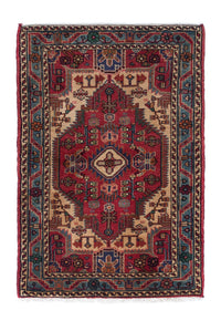 Perser Rug - Nomadic - 125 x 83 cm - dark red
