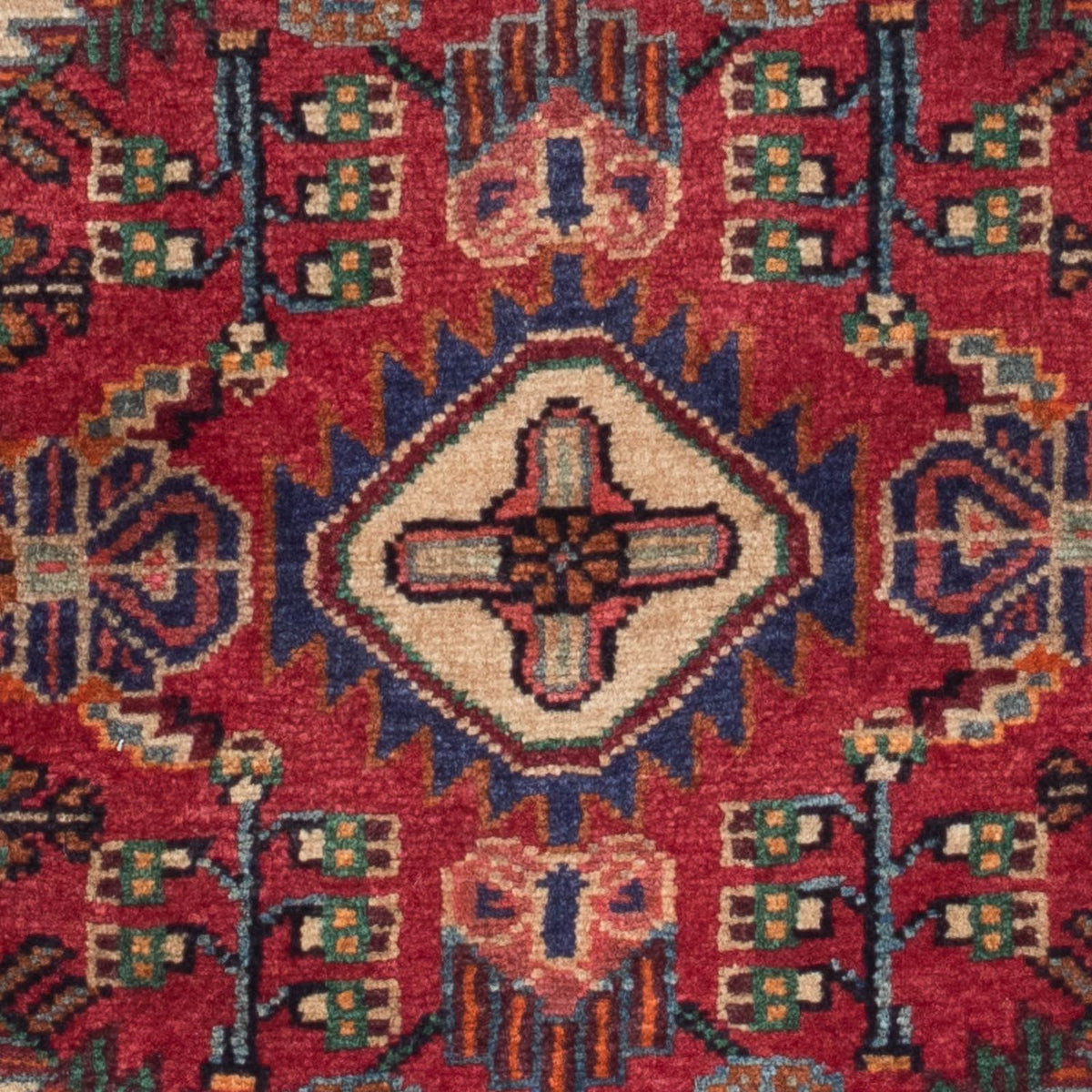 Perser Rug - Nomadic - 125 x 83 cm - dark red