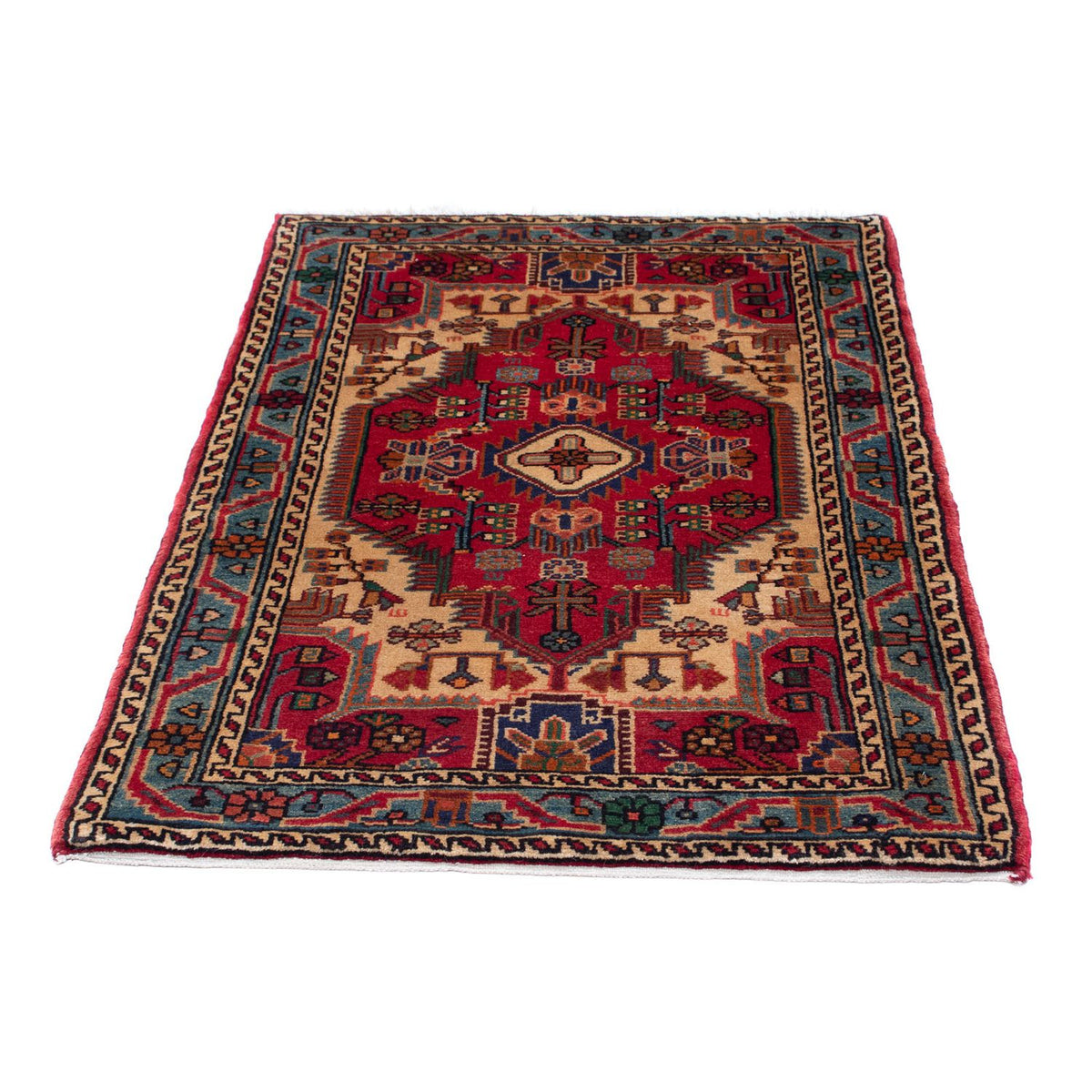 Perser Rug - Nomadic - 125 x 83 cm - dark red