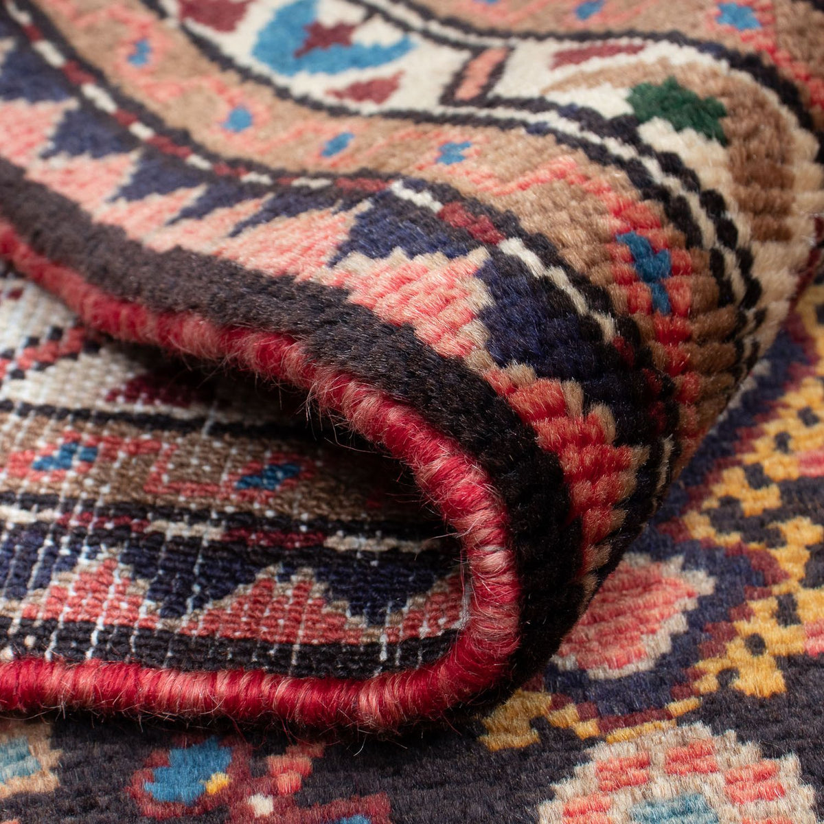 Perser Rug - Nomadic - 130 x 85 cm - dark blue