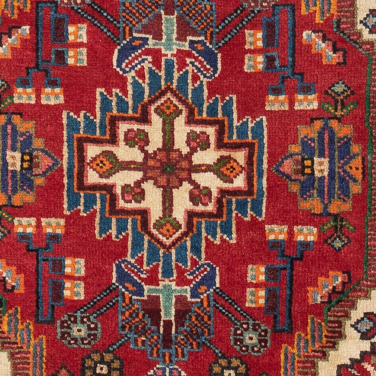 Perser Rug - Nomadic - 133 x 90 cm - dark red