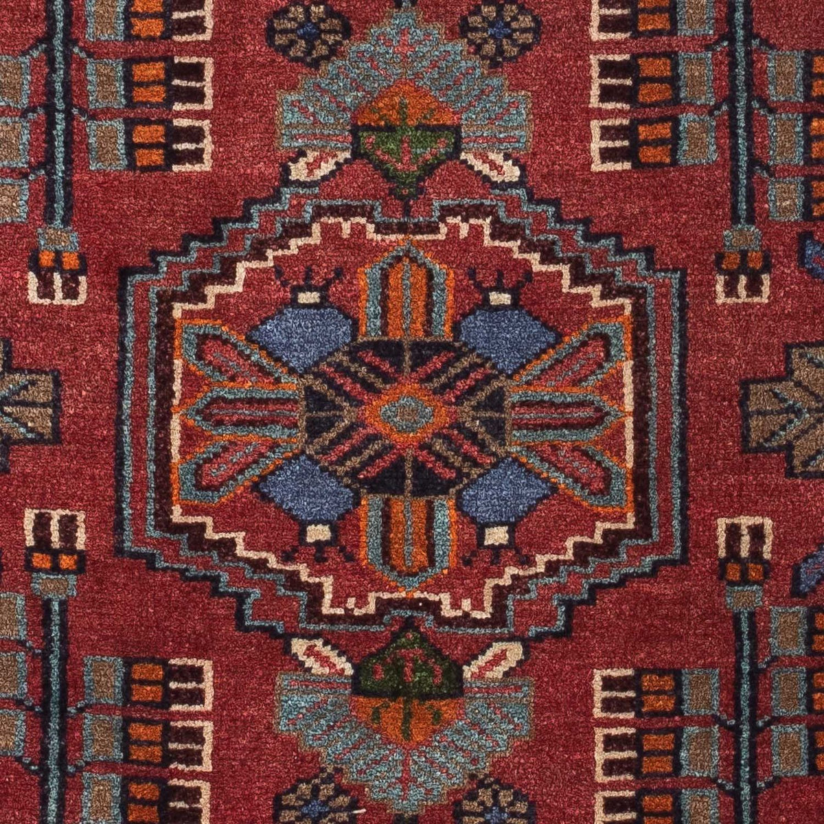 Perser Rug - Nomadic - 118 x 81 cm - dark red