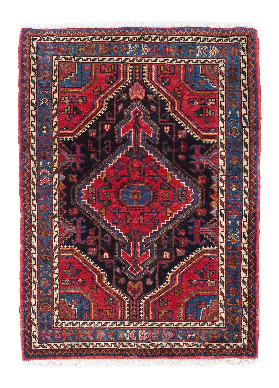 Perser Rug - Nomadic - 120 x 88 cm - red