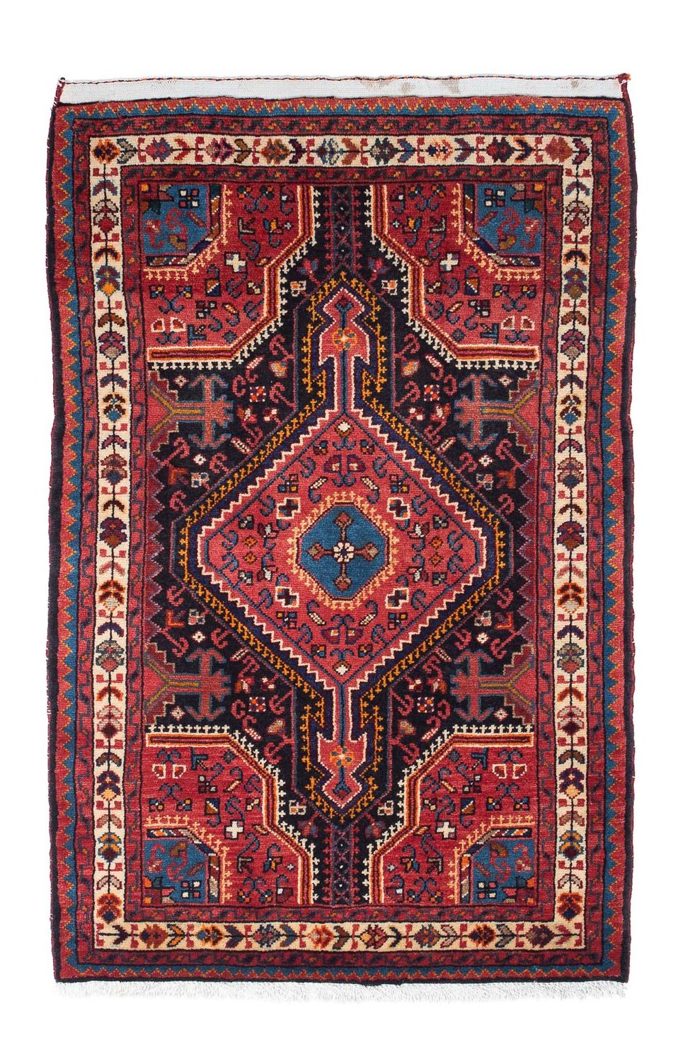 Perser Rug - Nomadic - 128 x 82 cm - dark blue