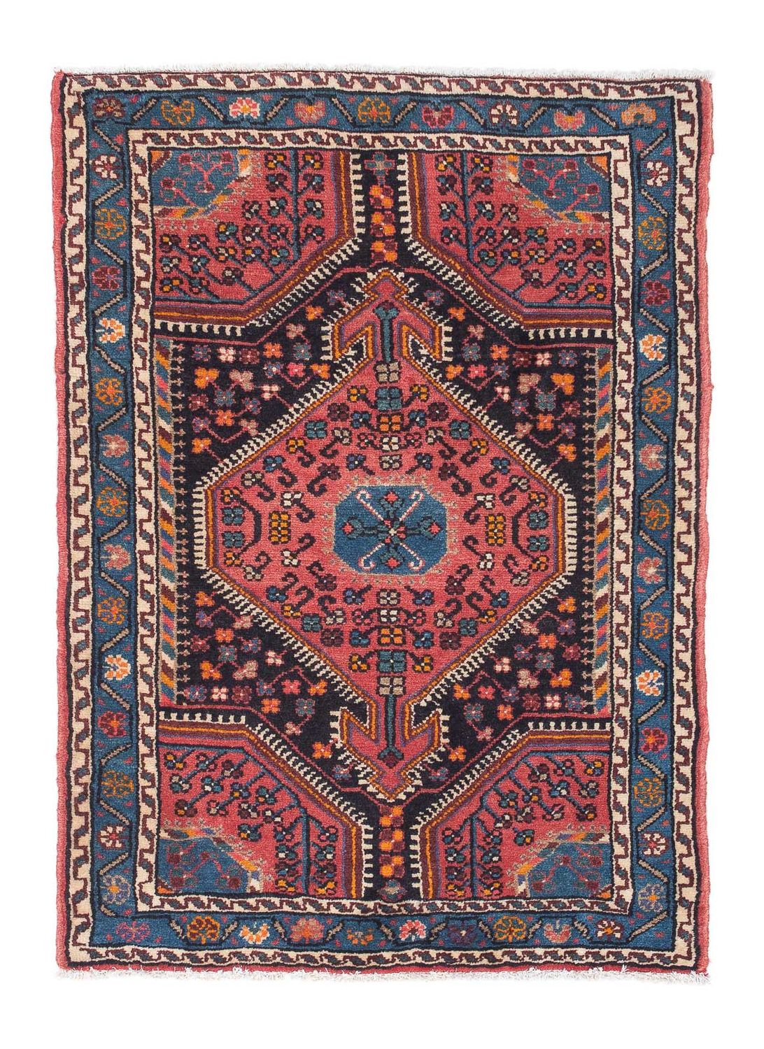 Perser Rug - Nomadic - 118 x 83 cm - dark blue