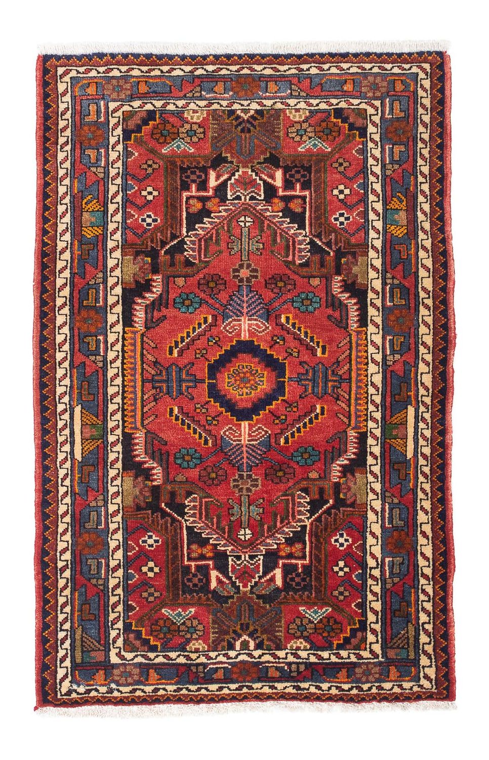 Perser Rug - Nomadic - 127 x 84 cm - red