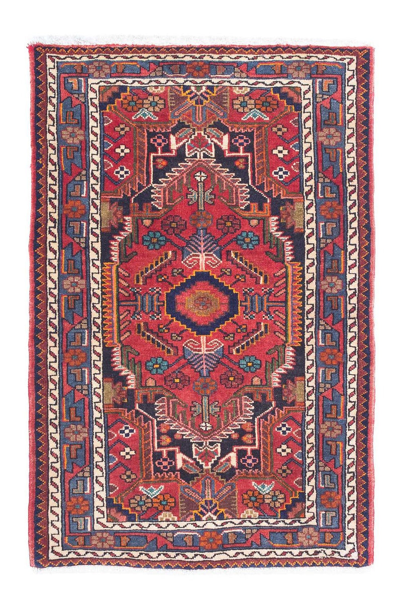 Perser Rug - Nomadic - 127 x 86 cm - red