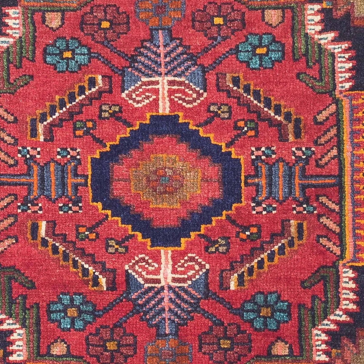 Perser Rug - Nomadic - 127 x 86 cm - red