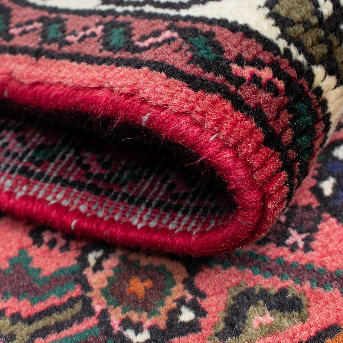 Runner Perser Rug - Nomadic - 190 x 72 cm - dark red