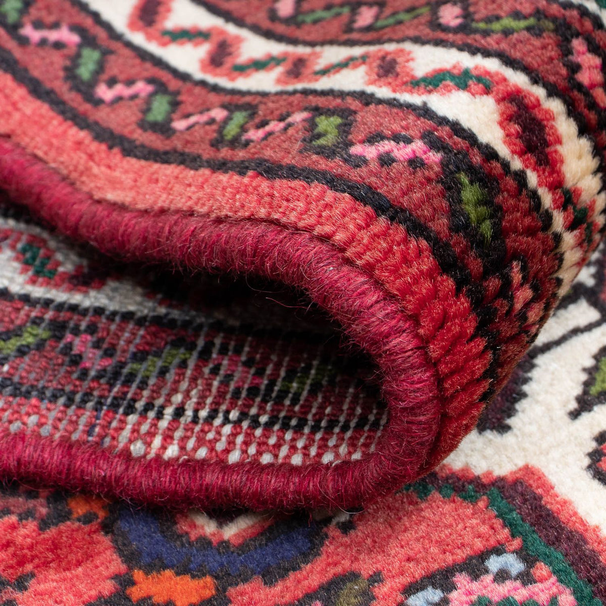 Runner Perser Rug - Nomadic - 200 x 72 cm - dark red