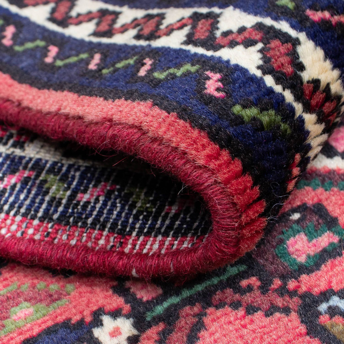 Runner Perser Rug - Nomadic - 195 x 68 cm - dark red