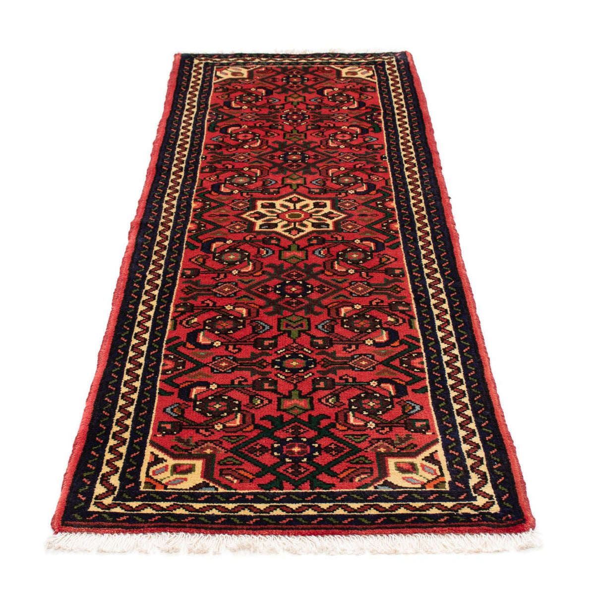 Runner Perser Rug - Nomadic - 195 x 68 cm - dark red