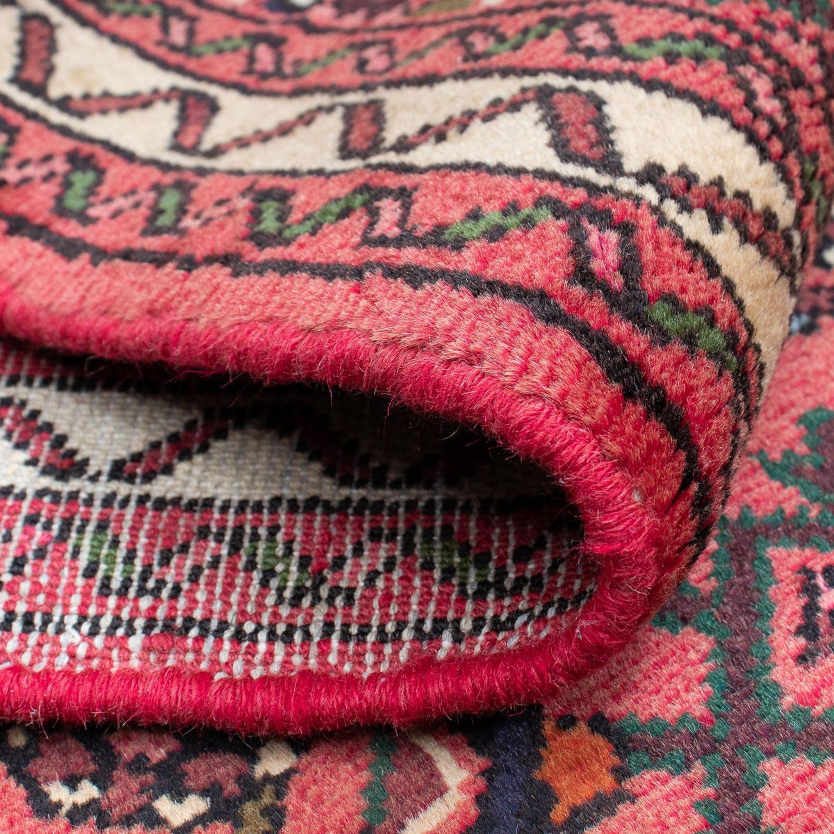 Runner Perser Rug - Nomadic - 190 x 68 cm - dark red