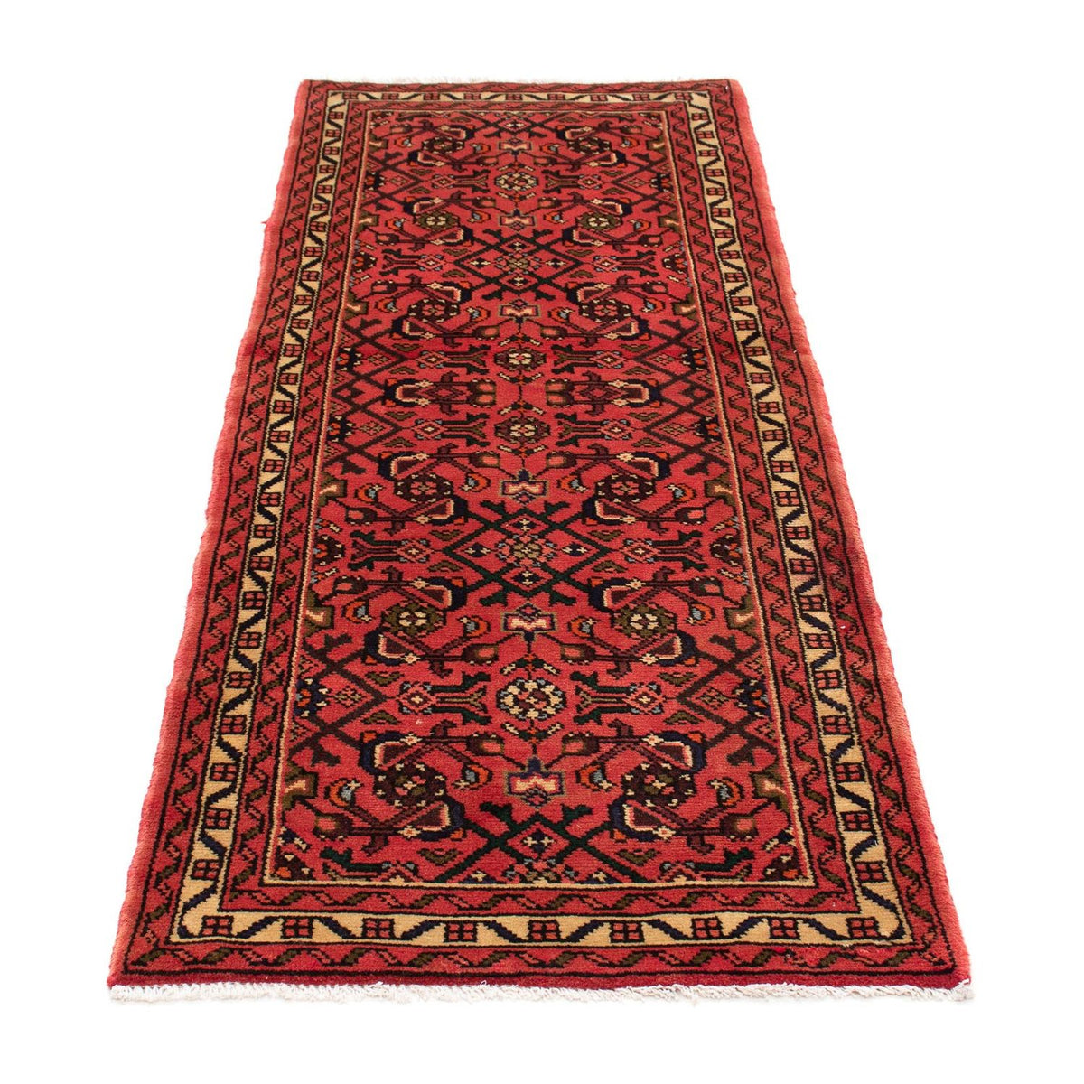 Runner Perser Rug - Nomadic - 198 x 70 cm - dark red