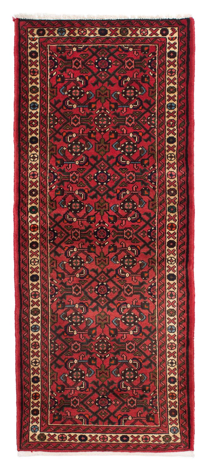 Runner Perser Rug - Nomadic - 195 x 74 cm - dark red