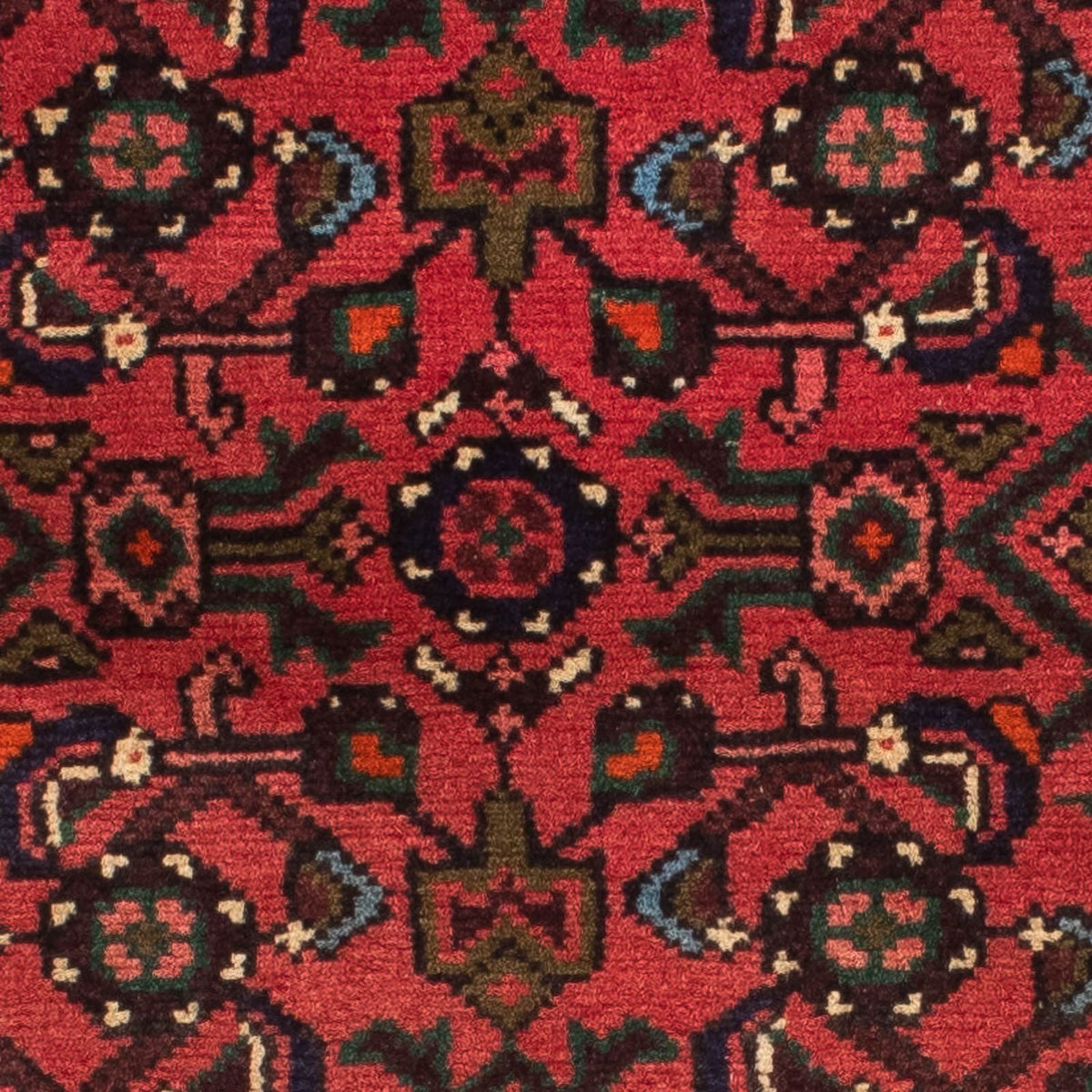 Runner Perser Rug - Nomadic - 195 x 74 cm - dark red