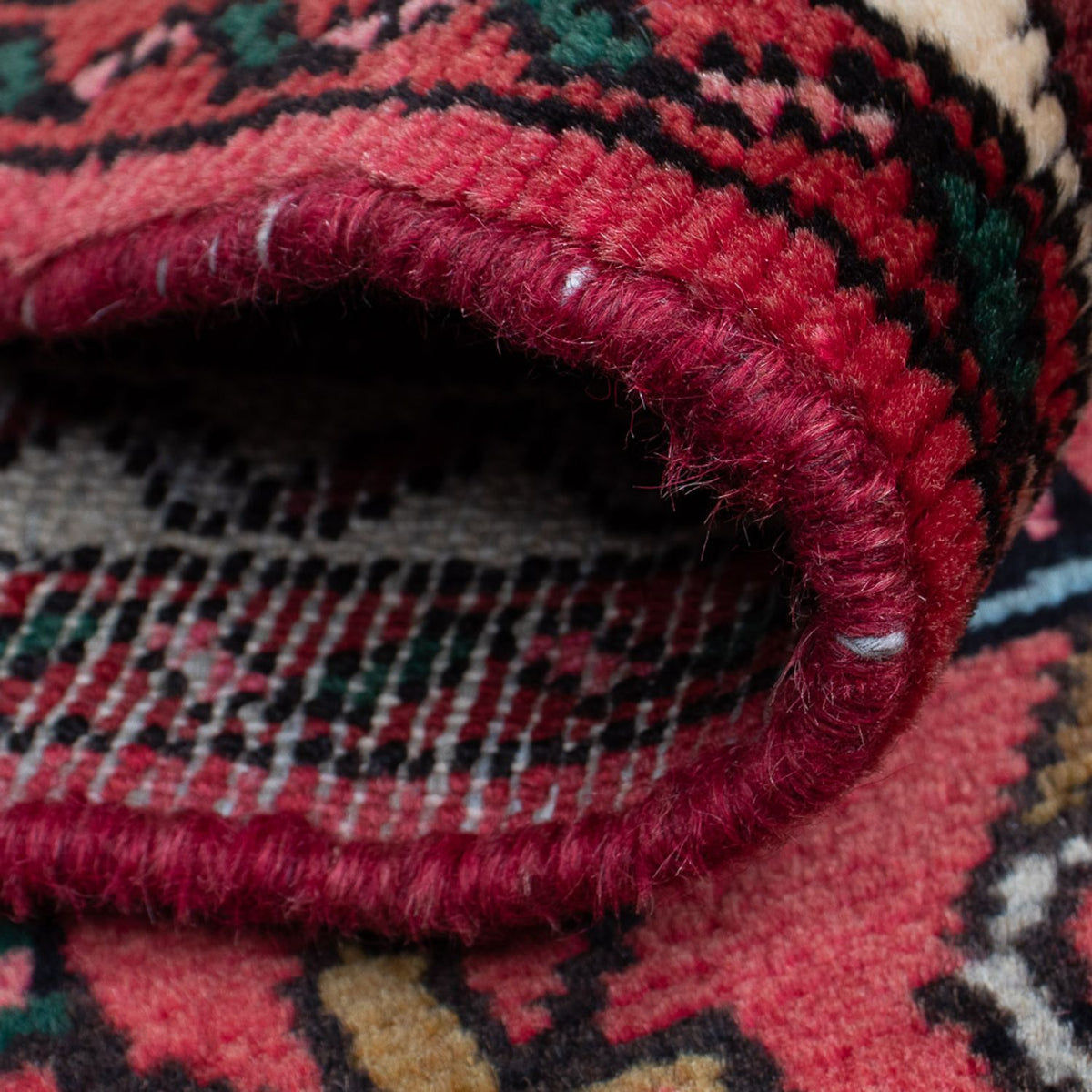 Runner Perser Rug - Nomadic - 185 x 70 cm - dark red