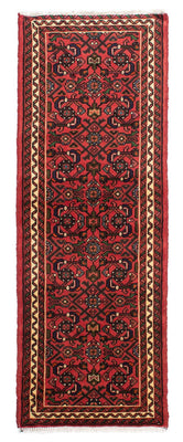 Runner Perser Rug - Nomadic - 195 x 68 cm - dark red