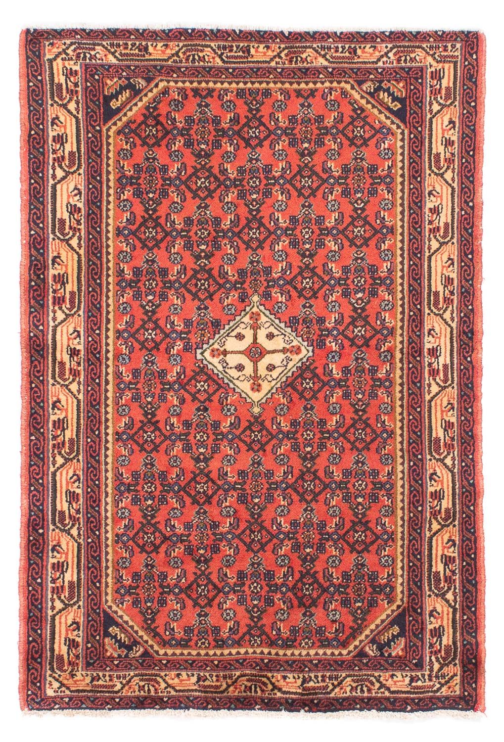 Perser Rug - Nomadic - 150 x 102 cm - light red