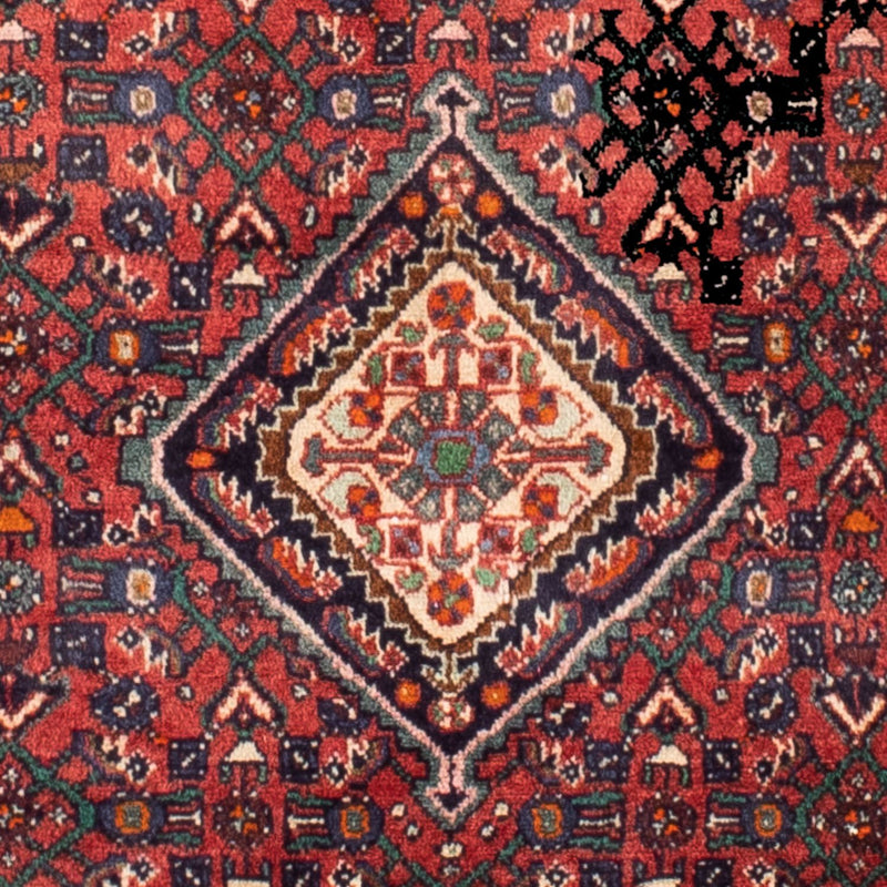 Perser Rug - Nomadic - 142 x 104 cm - dark red