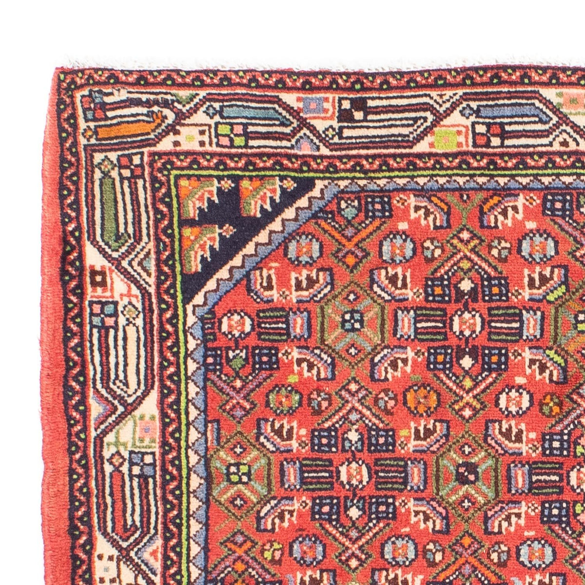 Perser Rug - Nomadic - 146 x 105 cm - red