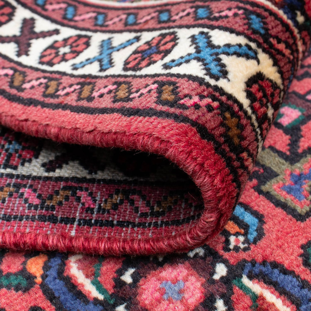 Runner Perser Rug - Nomadic - 203 x 70 cm - dark red