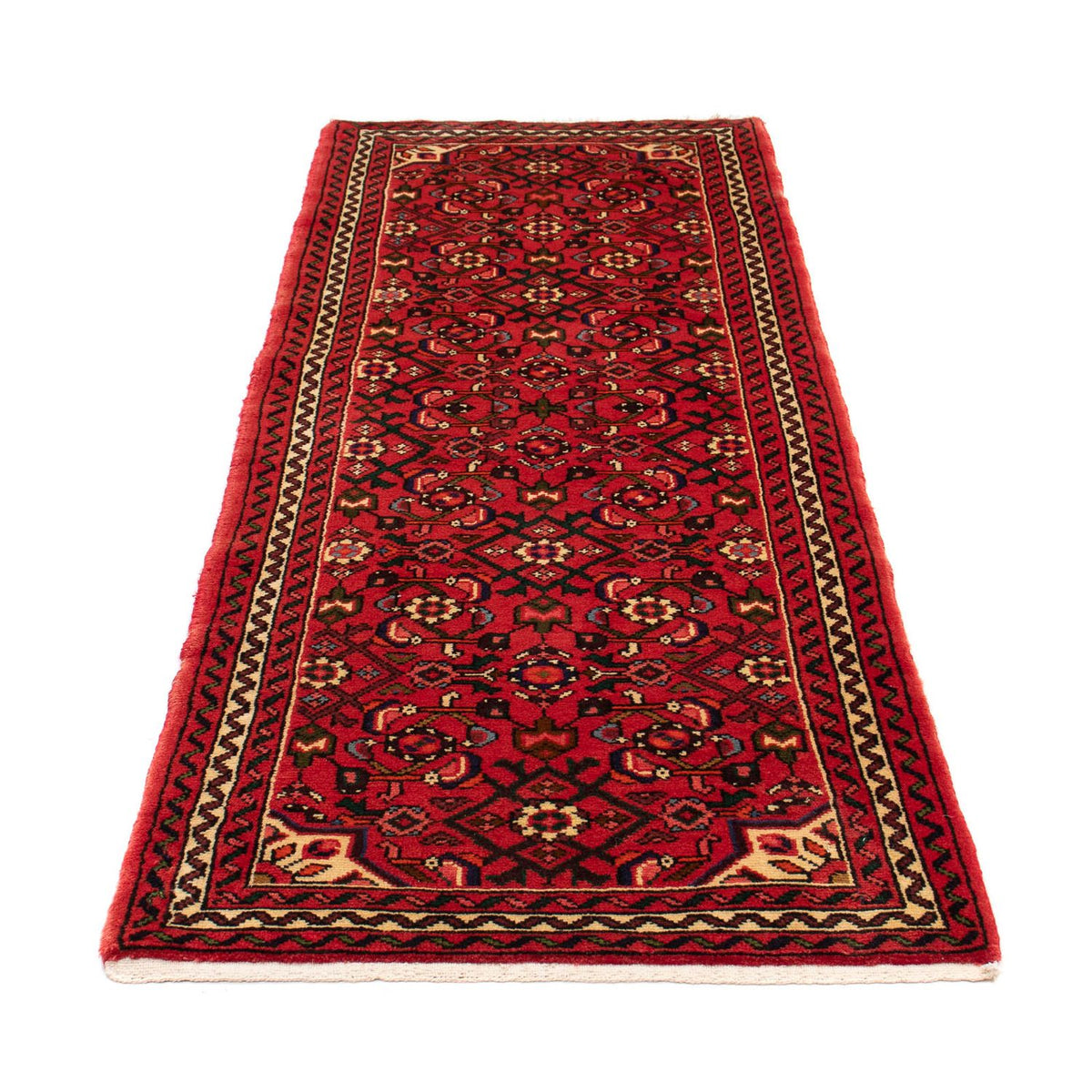 Runner Perser Rug - Nomadic - 200 x 76 cm - dark red