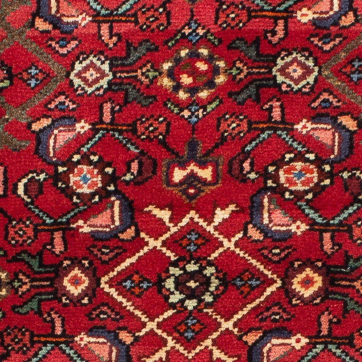 Runner Perser Rug - Nomadic - 200 x 78 cm - dark red