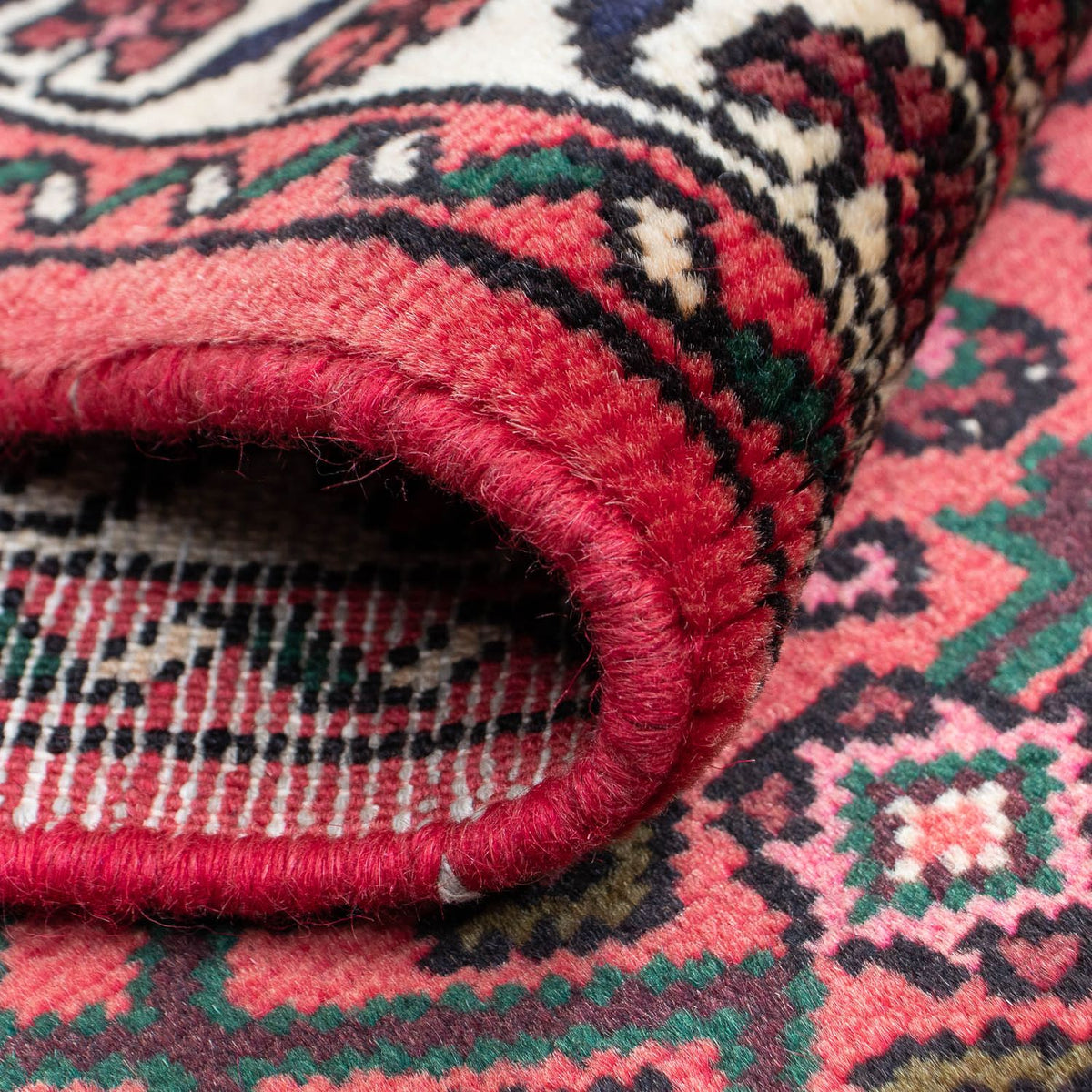 Runner Perser Rug - Nomadic - 200 x 73 cm - dark red