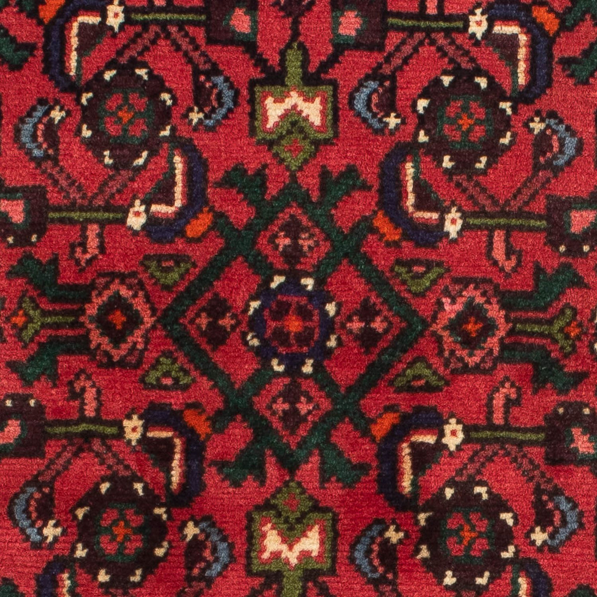Runner Perser Rug - Nomadic - 198 x 75 cm - dark red