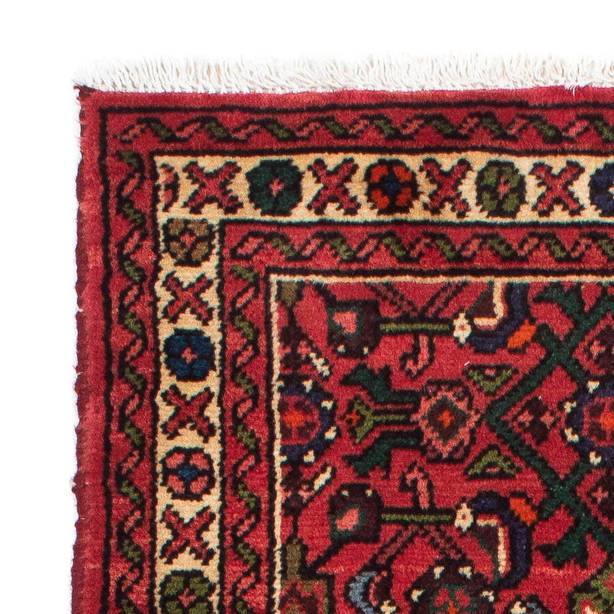 Runner Perser Rug - Nomadic - 198 x 75 cm - dark red
